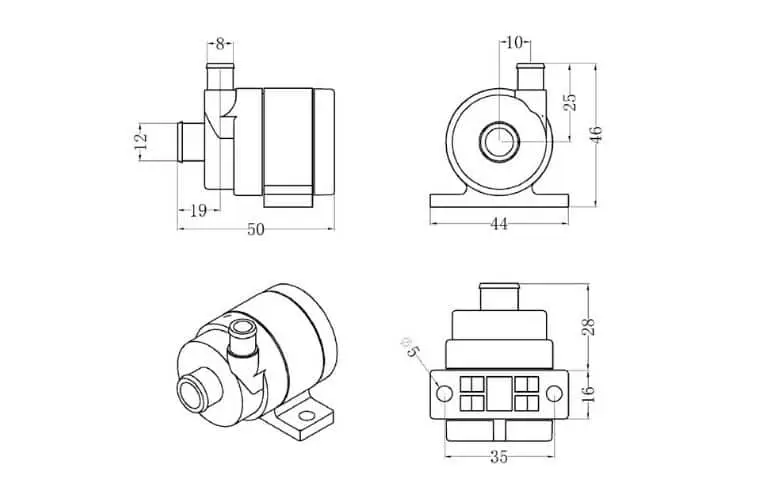 DC26A Dimensions