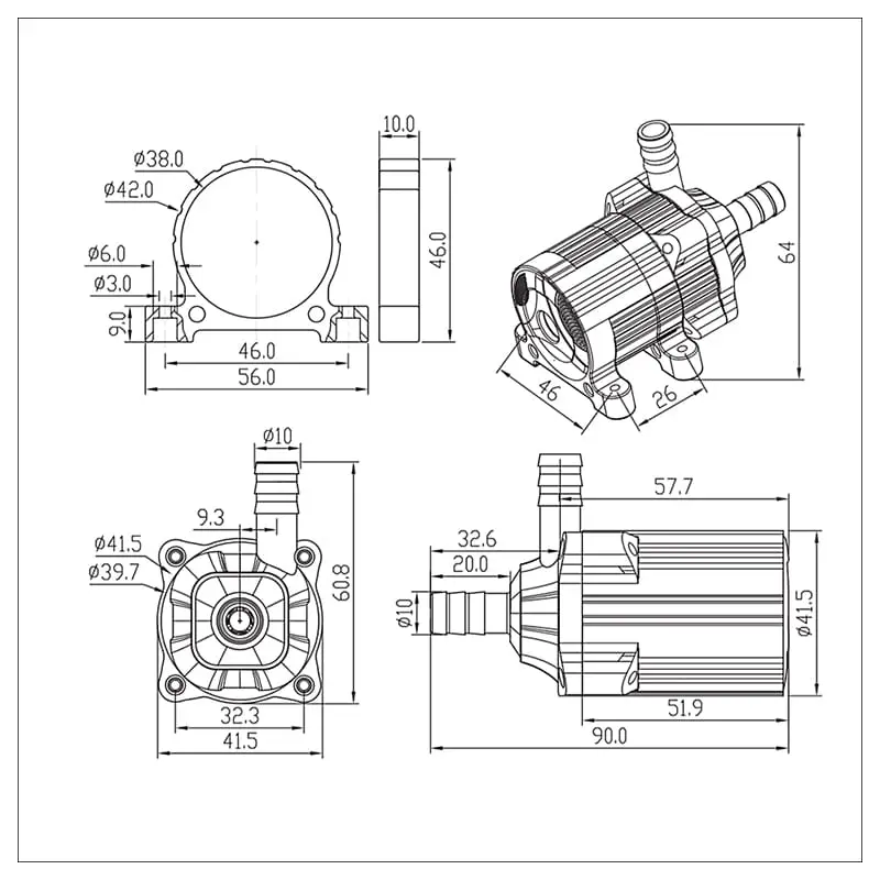 DC40D-Dimensions