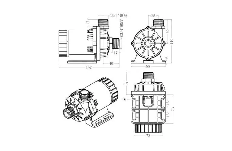 DC60G-dimensions