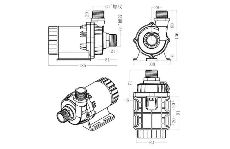 DC80E-dimensions